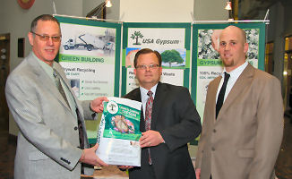 USA Gypsum company news drywall recycler